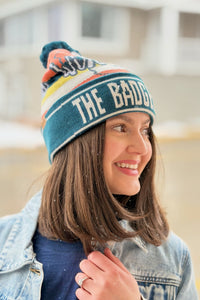 Wisconsin Knit Beanie Winter Hat Pom Pom