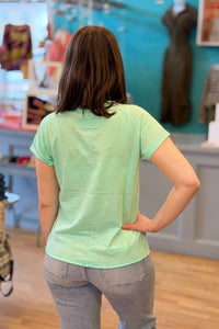 Gwen Cabbage Hem Tee - Mint