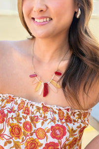 Multi Colored Transparent Necklace