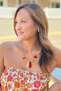 Multi Colored Transparent Necklace