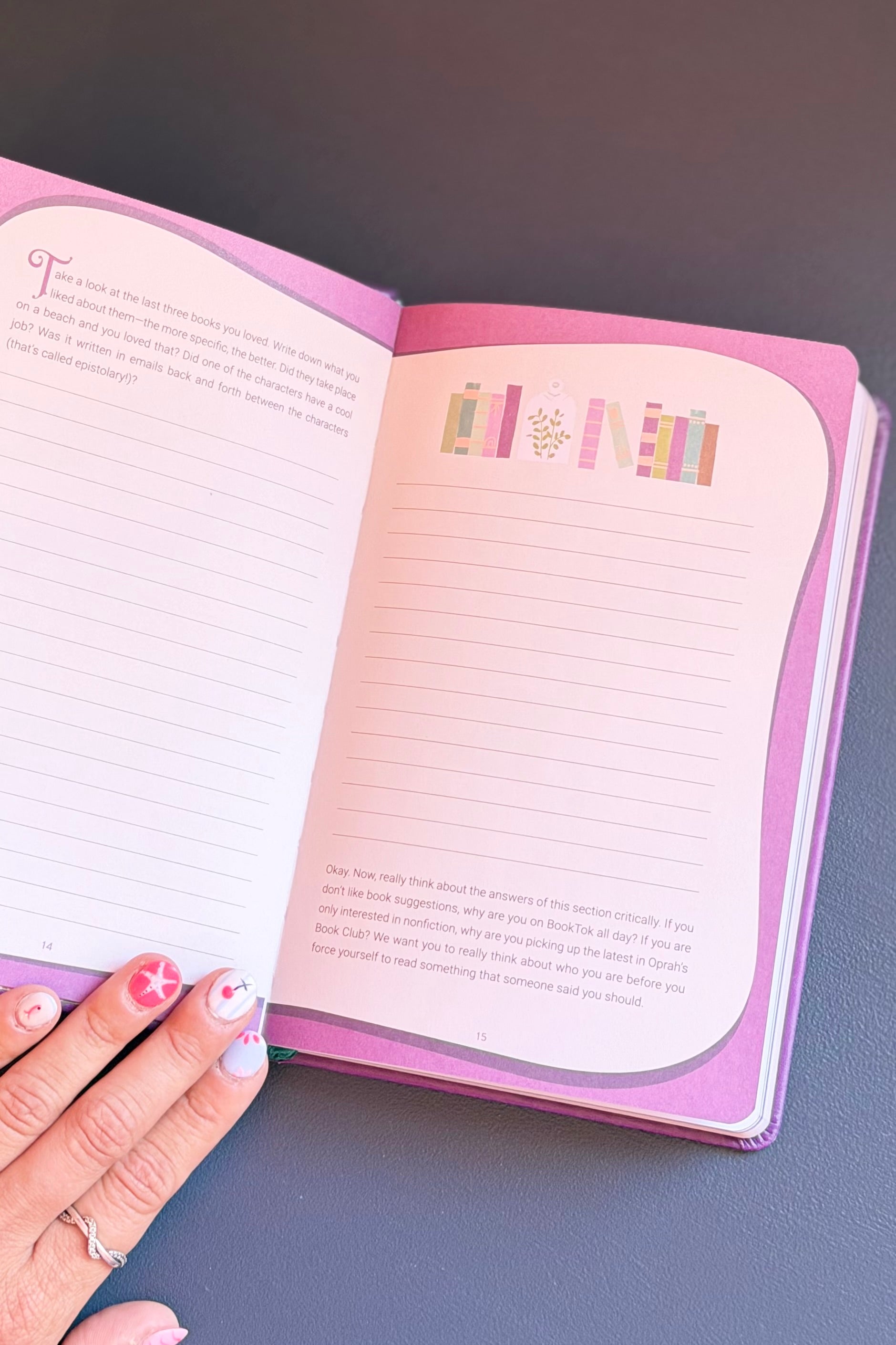 The No-Pressure Book Journal