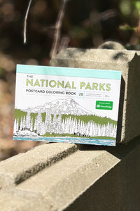 The National Parks Postcard Coloring Book