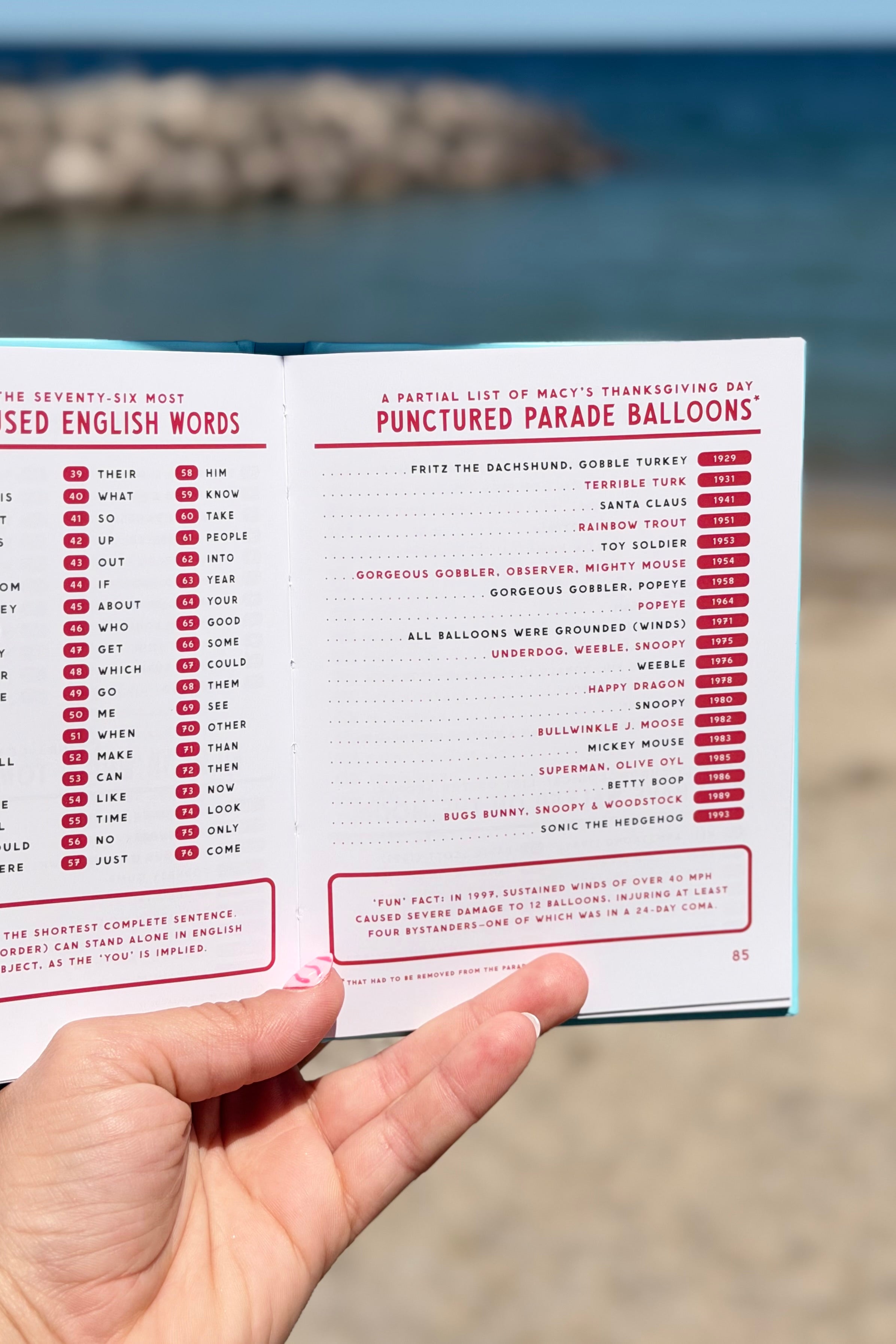 A Useful Guide to Useless Facts