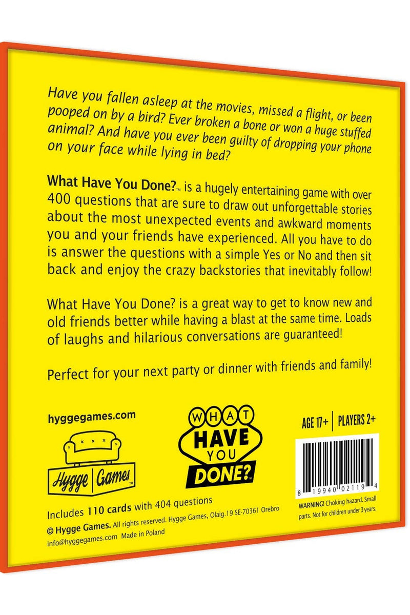 Card Game - What Have You Done?