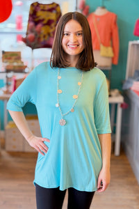 Basic Soft Tee - Sky Blue
