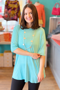 Basic Soft Tee - Sky Blue