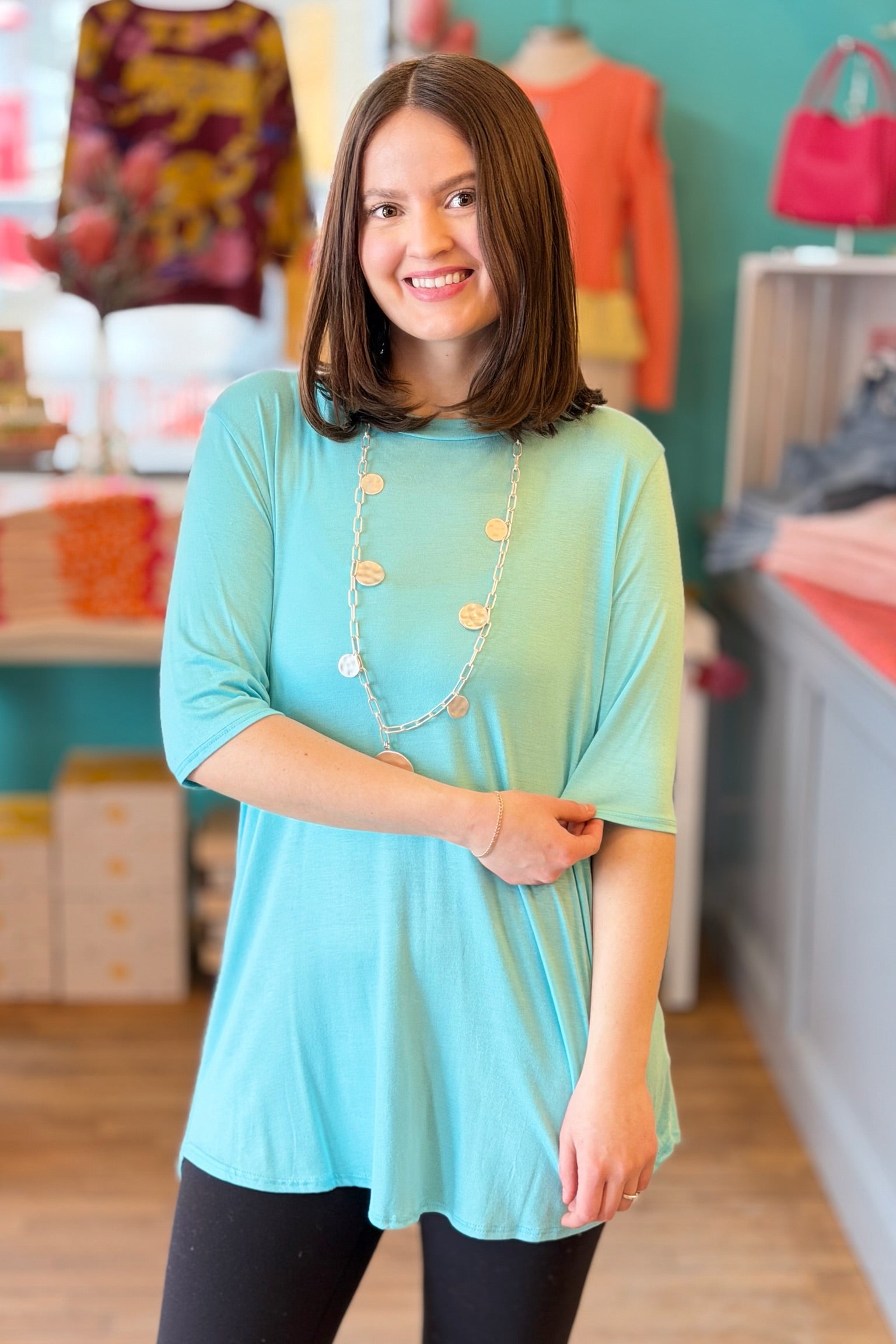 Basic Soft Tee - Sky Blue
