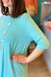 Basic Soft Tee - Sky Blue