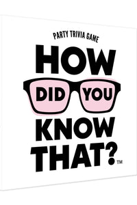 Card Game - How Did You Know That?