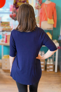 Basic Soft Tee - Navy