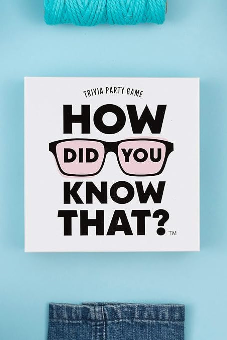 Card Game - How Did You Know That?