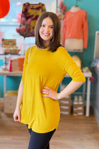 Basic Soft Tee - Dijon