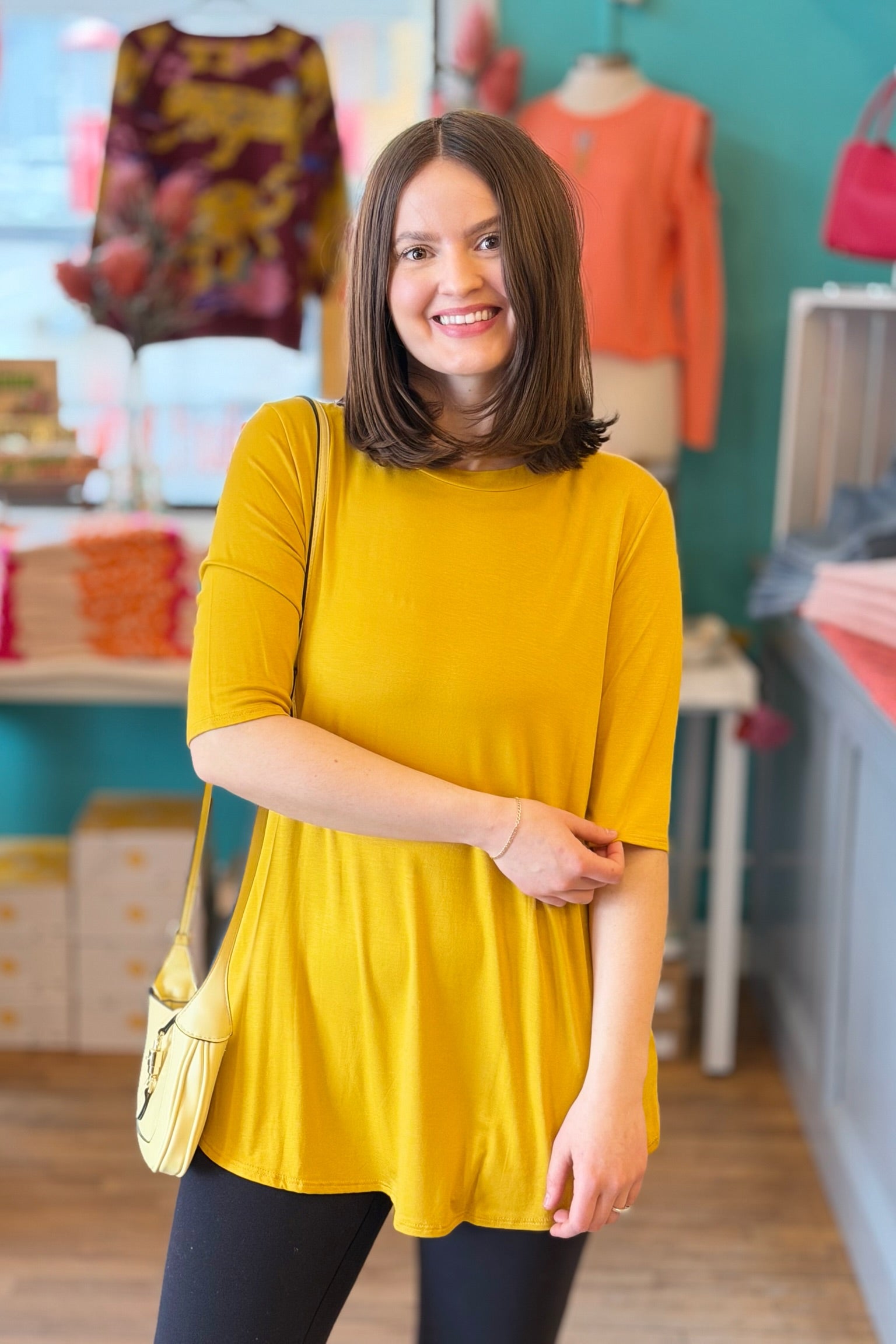 Basic Soft Tee - Dijon