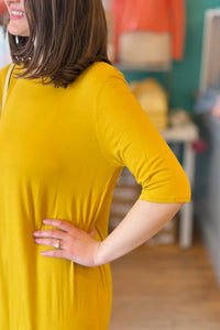 Basic Soft Tee - Dijon