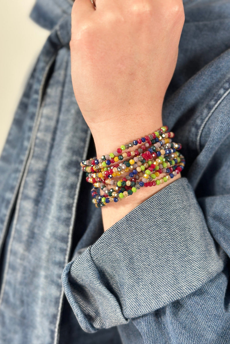10 Piece Stretch Bracelet - Multi
