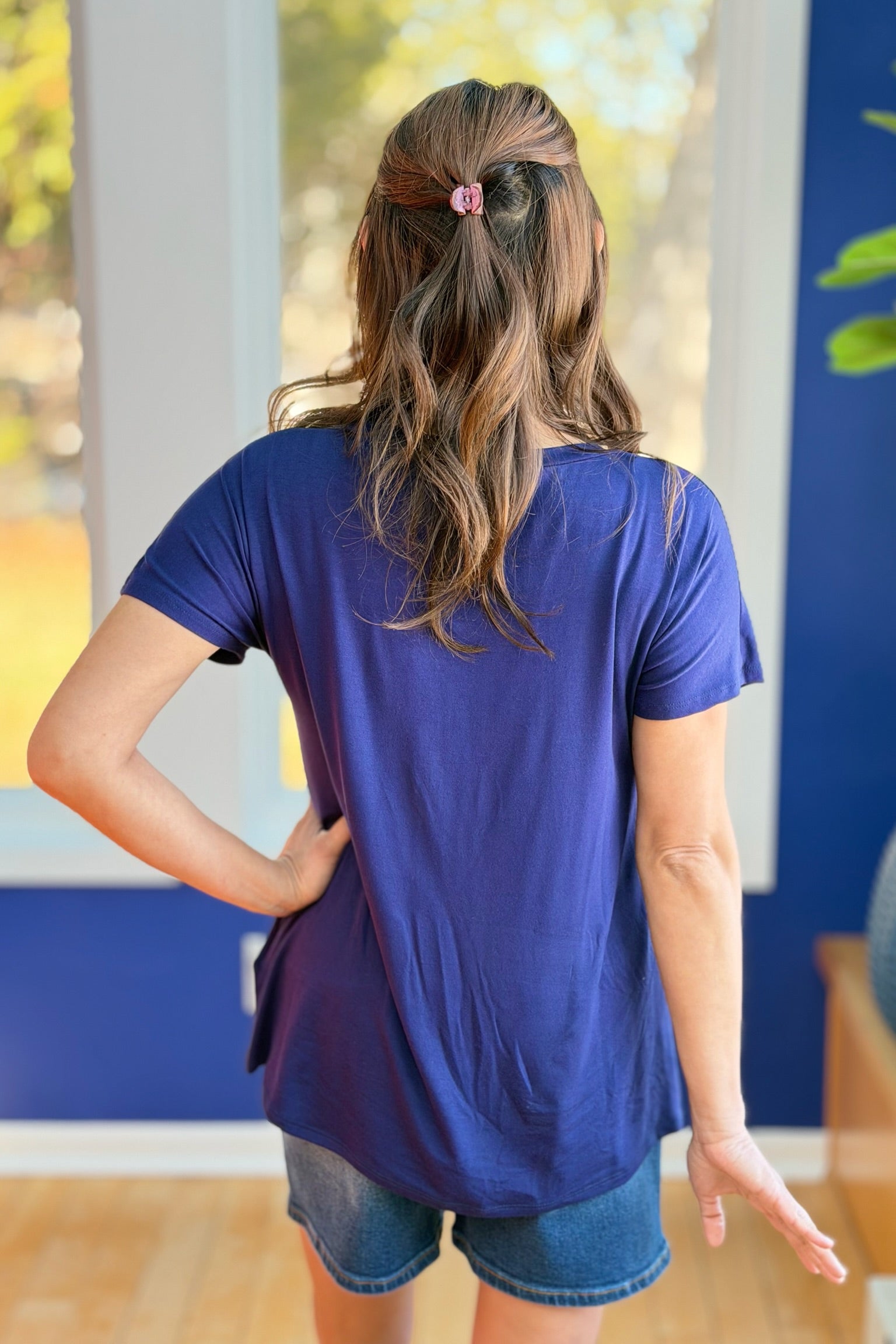 Basic Pocket T-shirt - Navy