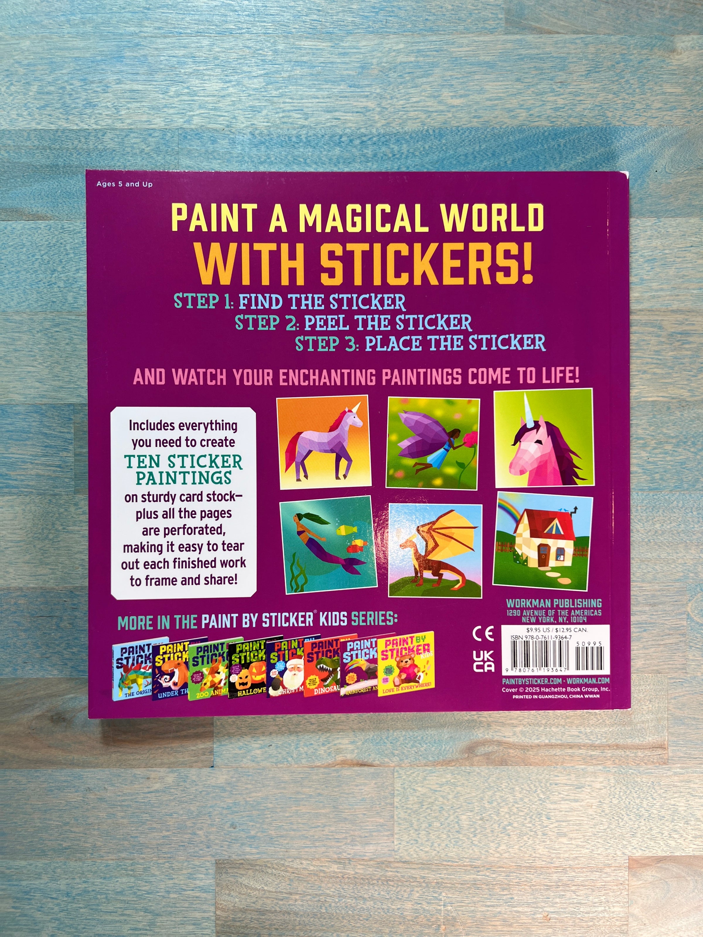 Paint by Sticker Kids: Unicorns & Magic