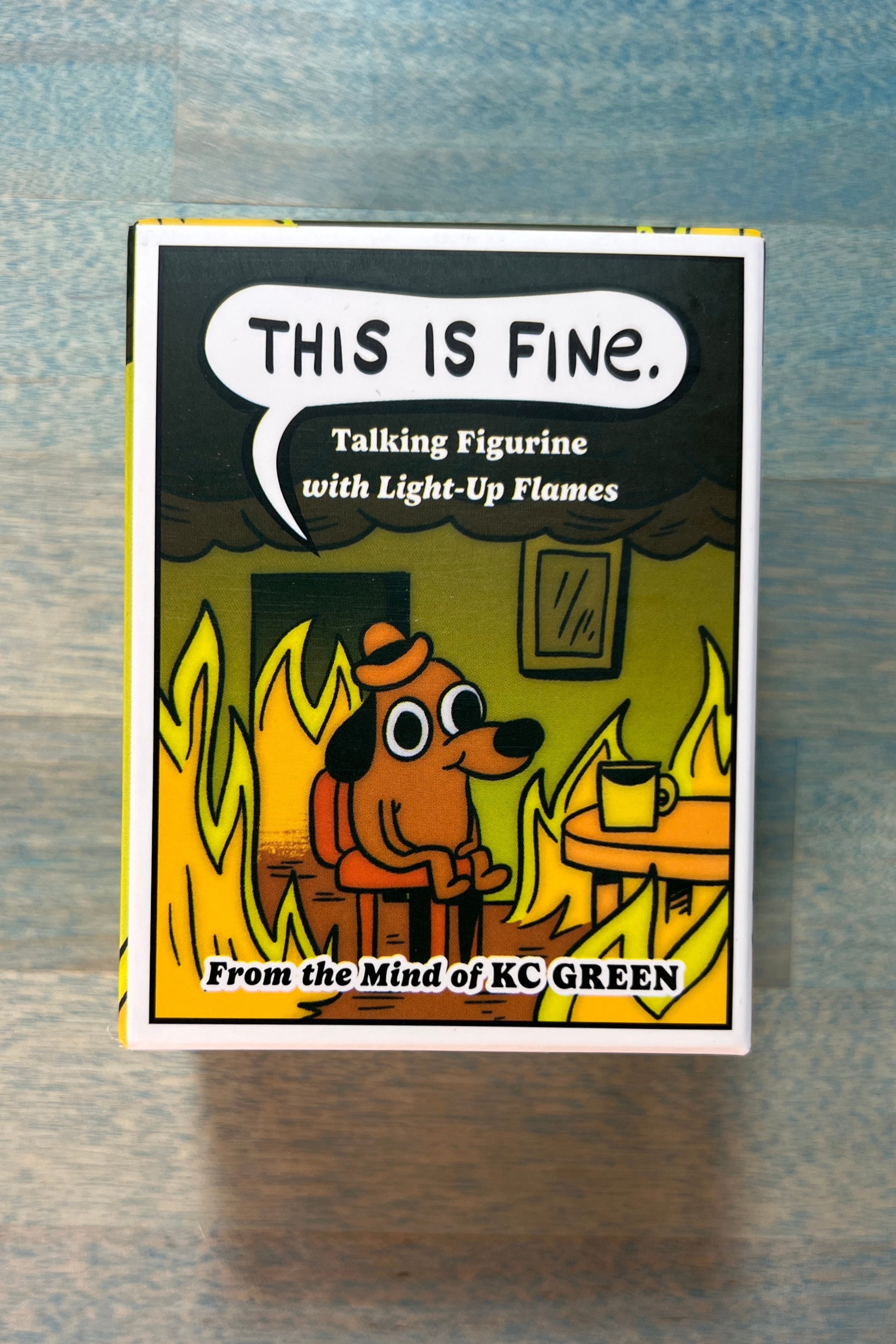 This Is Fine Talking Figurine: With Light And Sound!