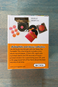 Teeny-Tiny Turntable: Includes 3 Mini-LPs To Play!