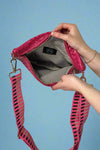 Westlyn Woven Bum Bag - Fuchsia