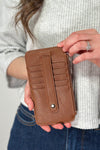 Marie Credit Card Sleeve - Camel