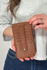 Marie Credit Card Sleeve - Camel