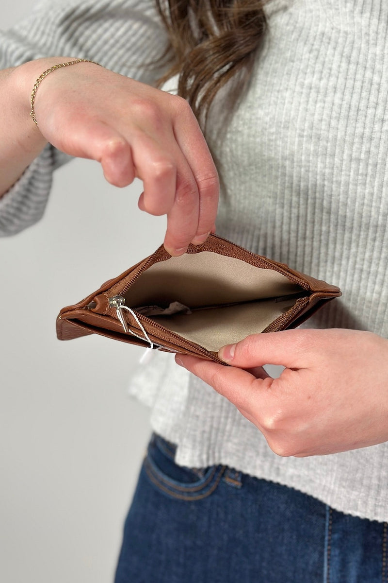 Marie Credit Card Sleeve - Camel
