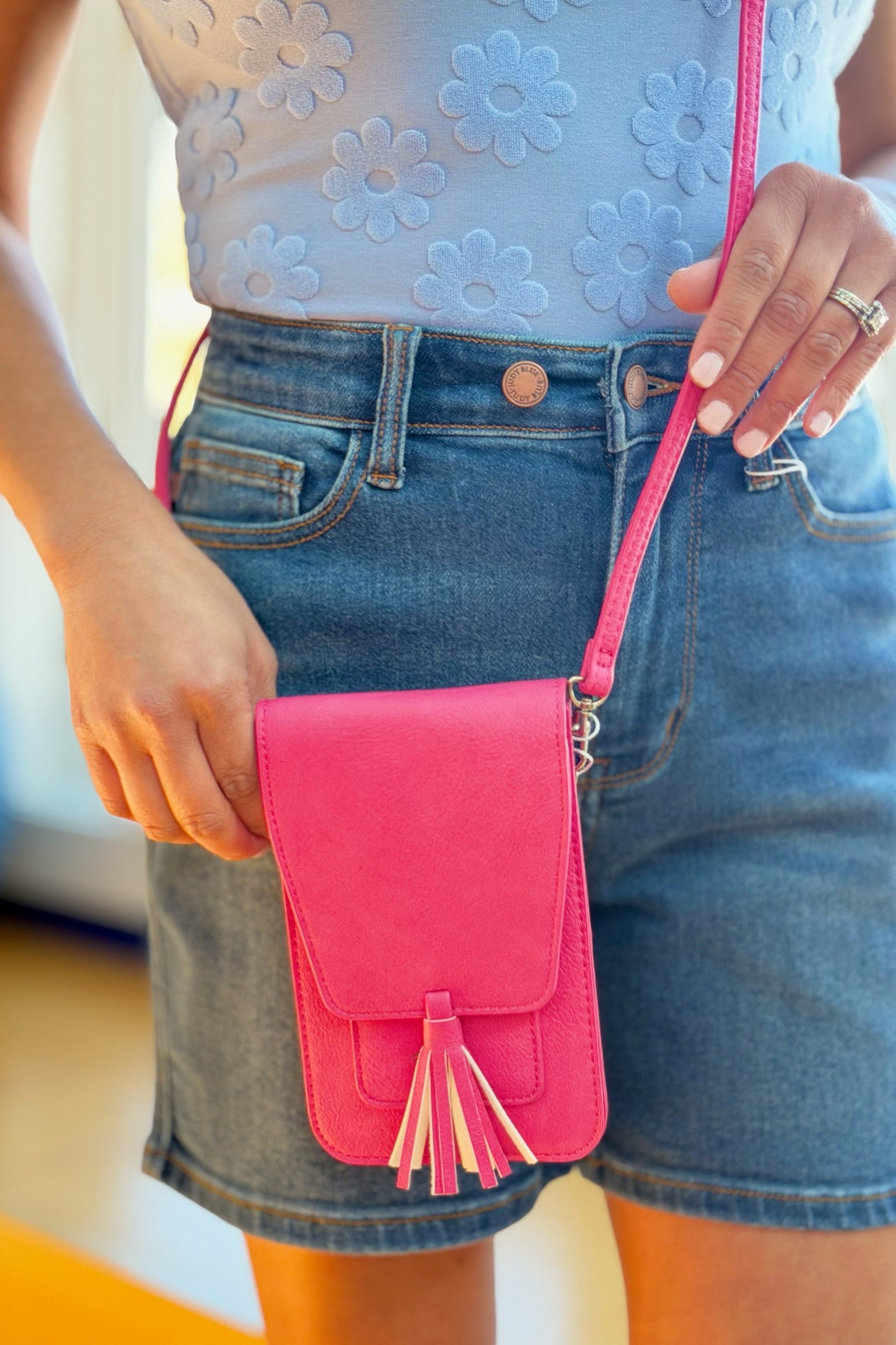Harper Crossbody - Fuchsia