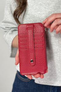Marie Credit Card Sleeve - Red