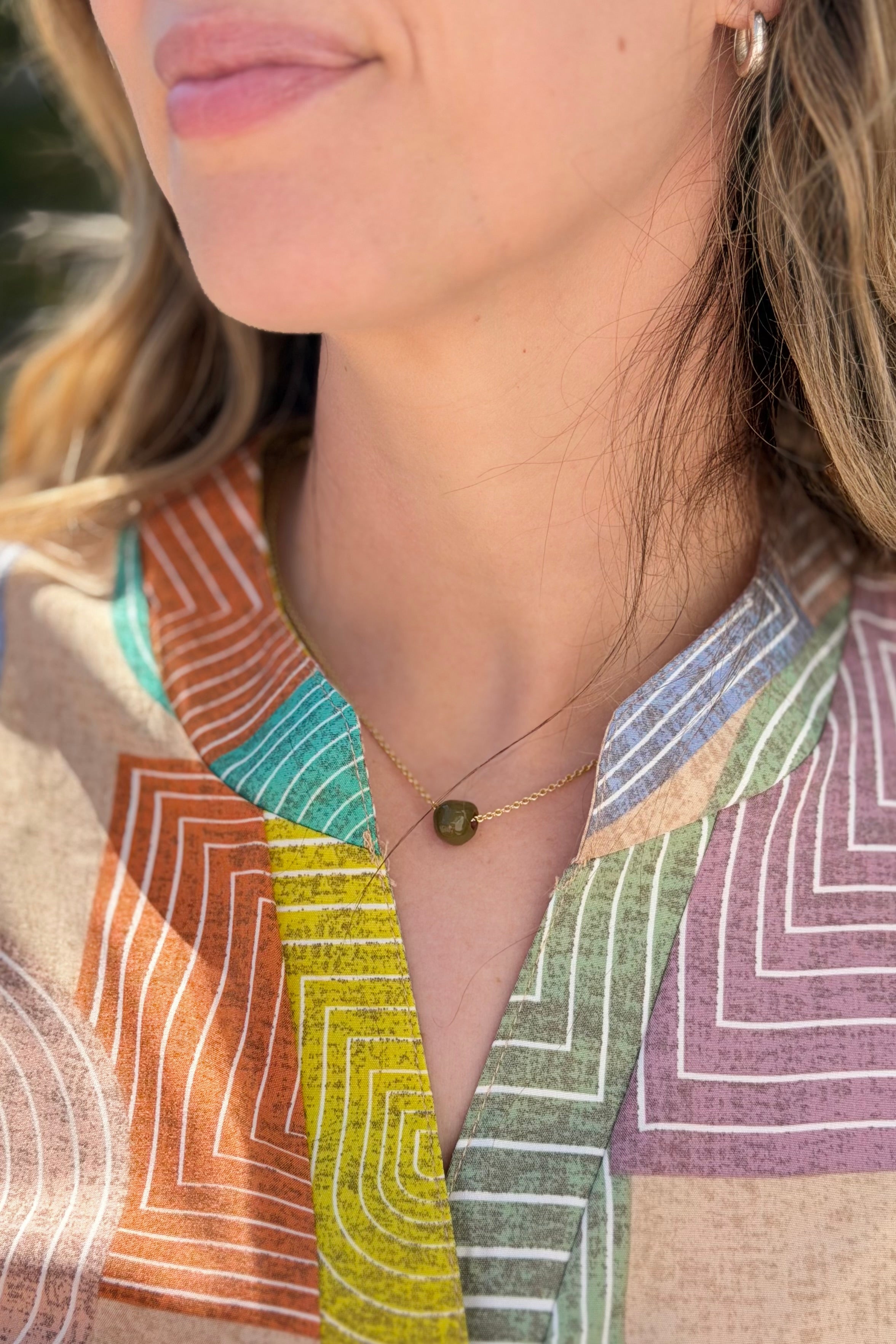 One Little Bead Necklace Gold