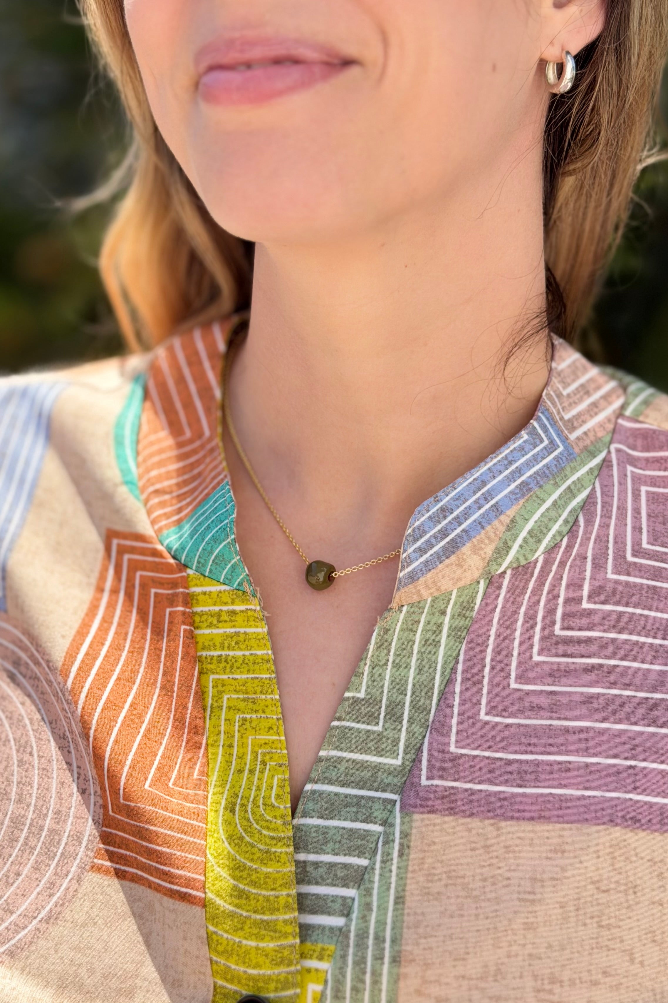 One Little Bead Necklace Gold