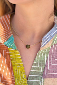 One Little Bead Necklace Gold