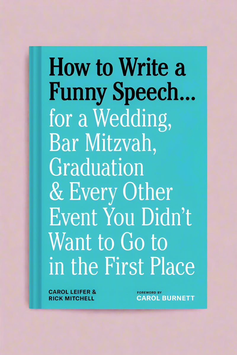 How to write a funny speech is a great book everyone. Quick and Easy to use.