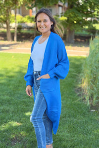 Duster Cardigan - Blue