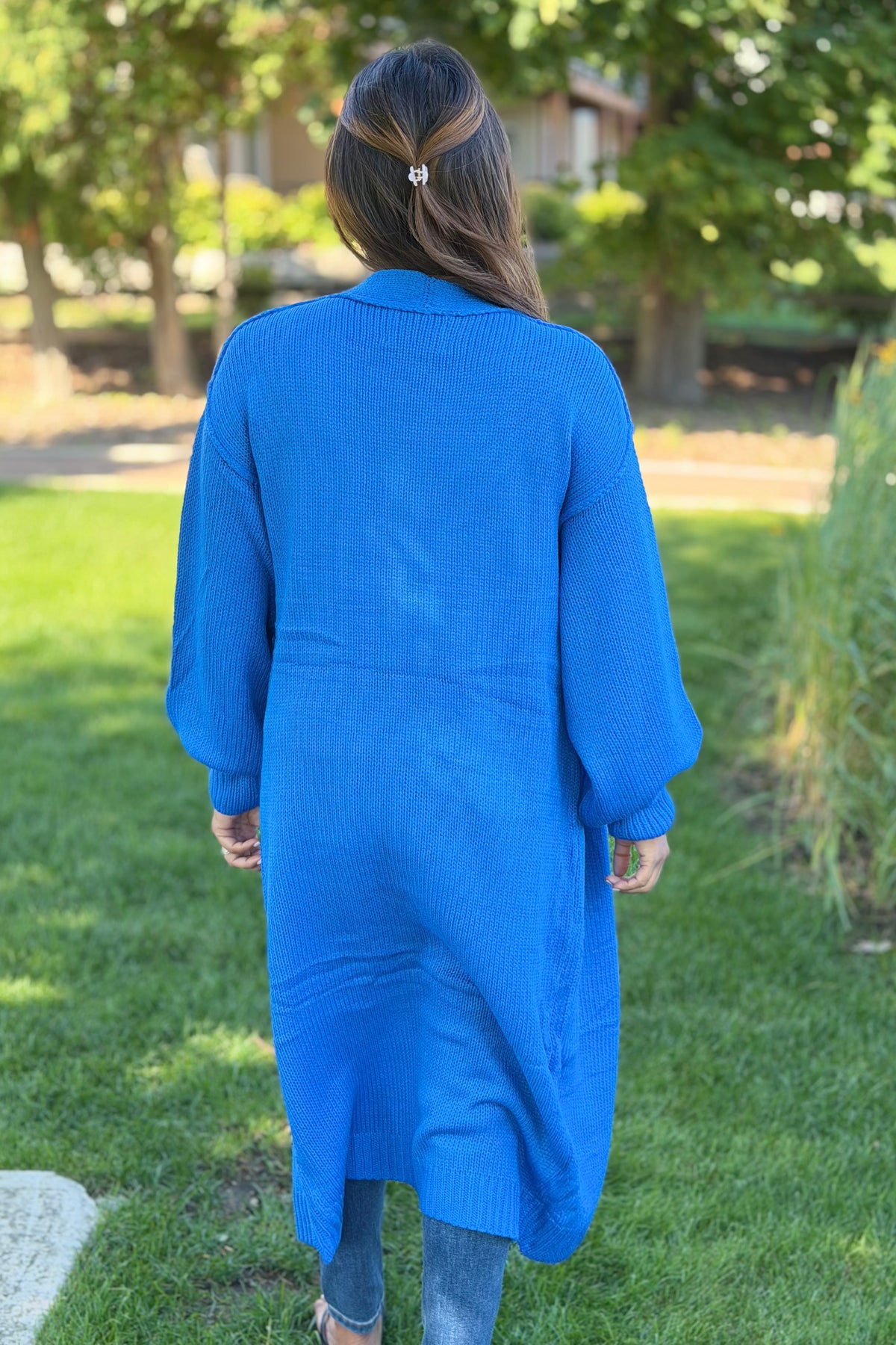 Duster Cardigan - Blue