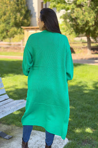 Duster Cardigan - Green