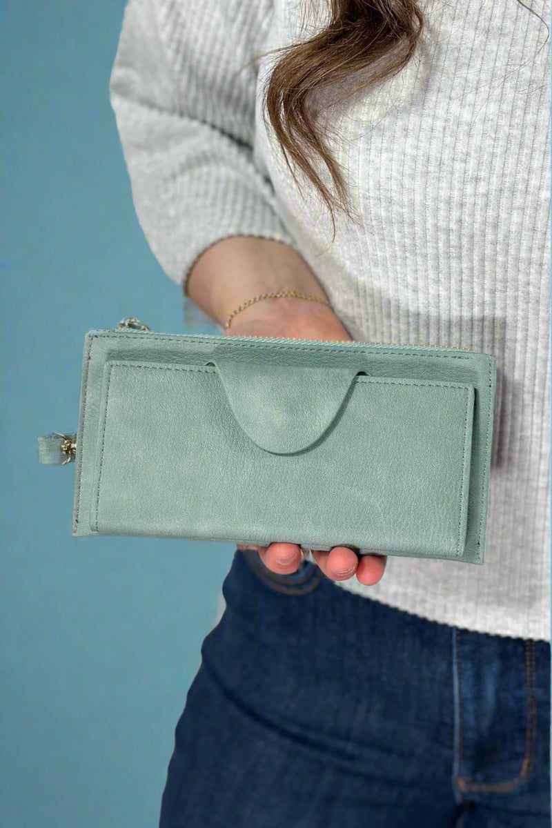 Kyla Snap Closure Wallet - Teal