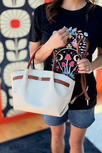 Teri Tote & Crossbody - Ivory Camel