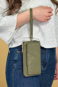 Kyla Snap Closure Wallet - Olive