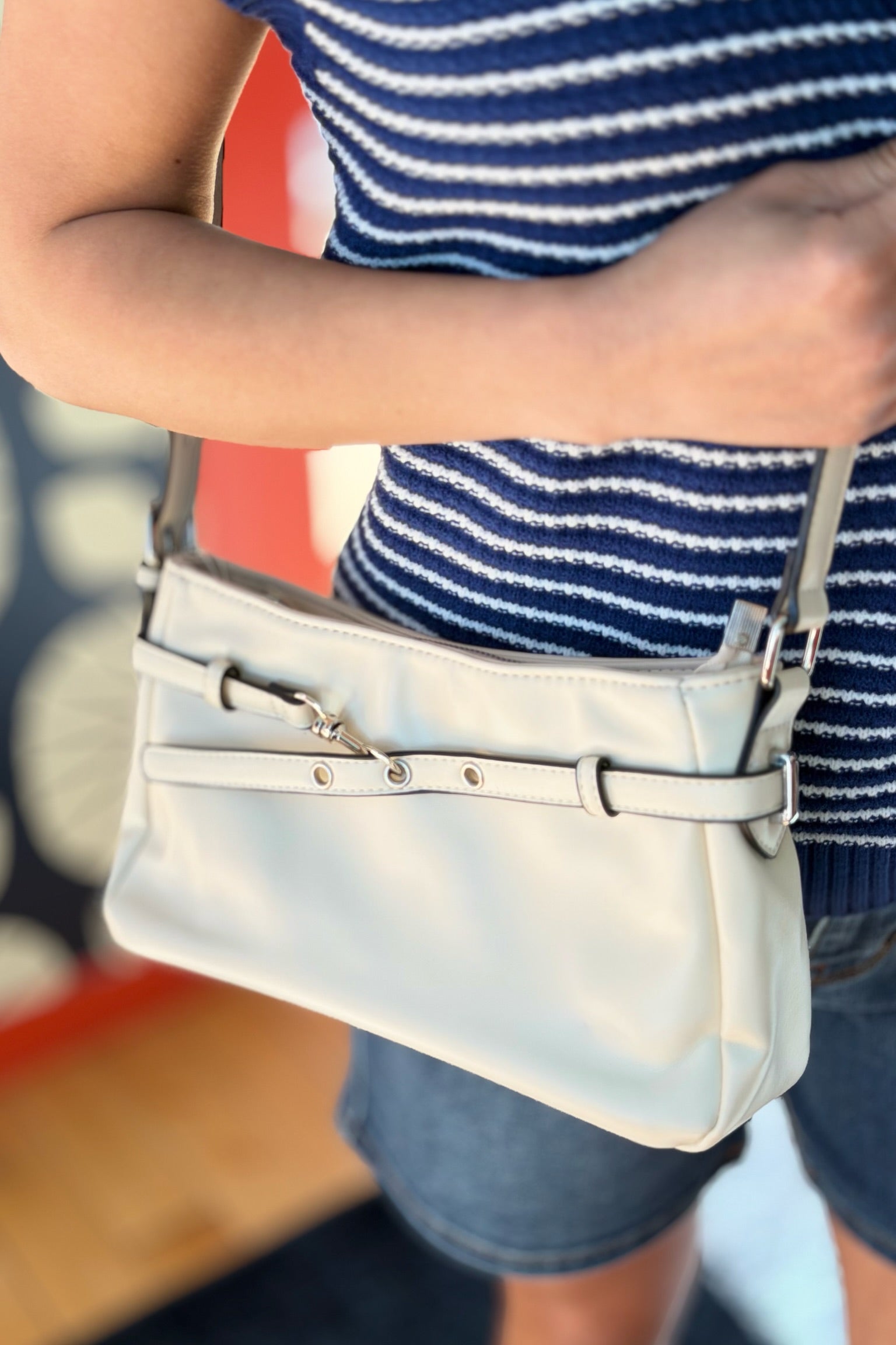 Jo Hobo & Crossbody - Ivory