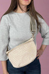 Westlyn Woven Bum Bag - Cream