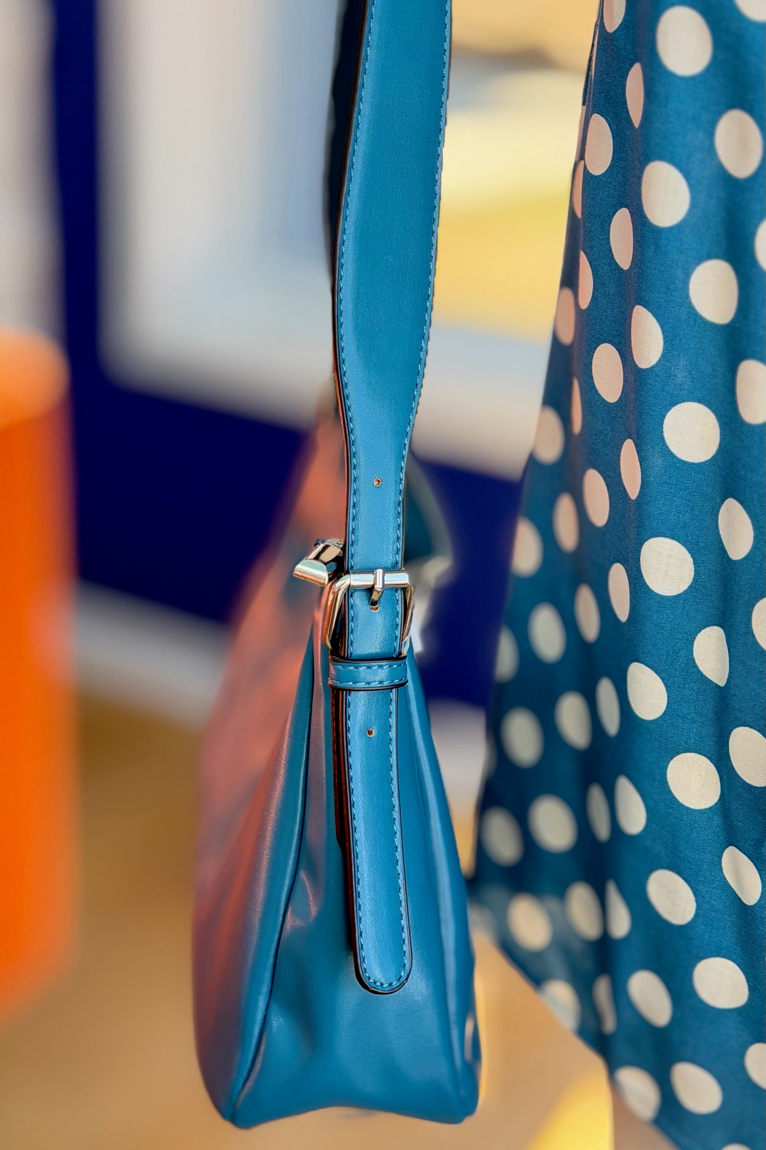 Jules Hobo Shoulder Purse - Teal