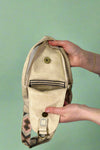 Crossbody Bag With Guitar Strap - Cream