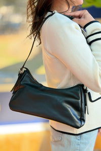 Jules Hobo Shoulder Purse - Black