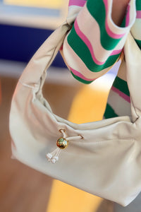 Lindsay Shoulder Hobo - Ivory