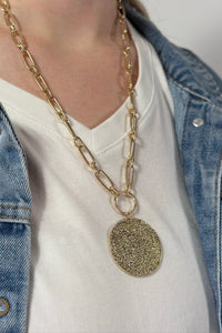 Dainty Layered Chain Link Necklace - Gold