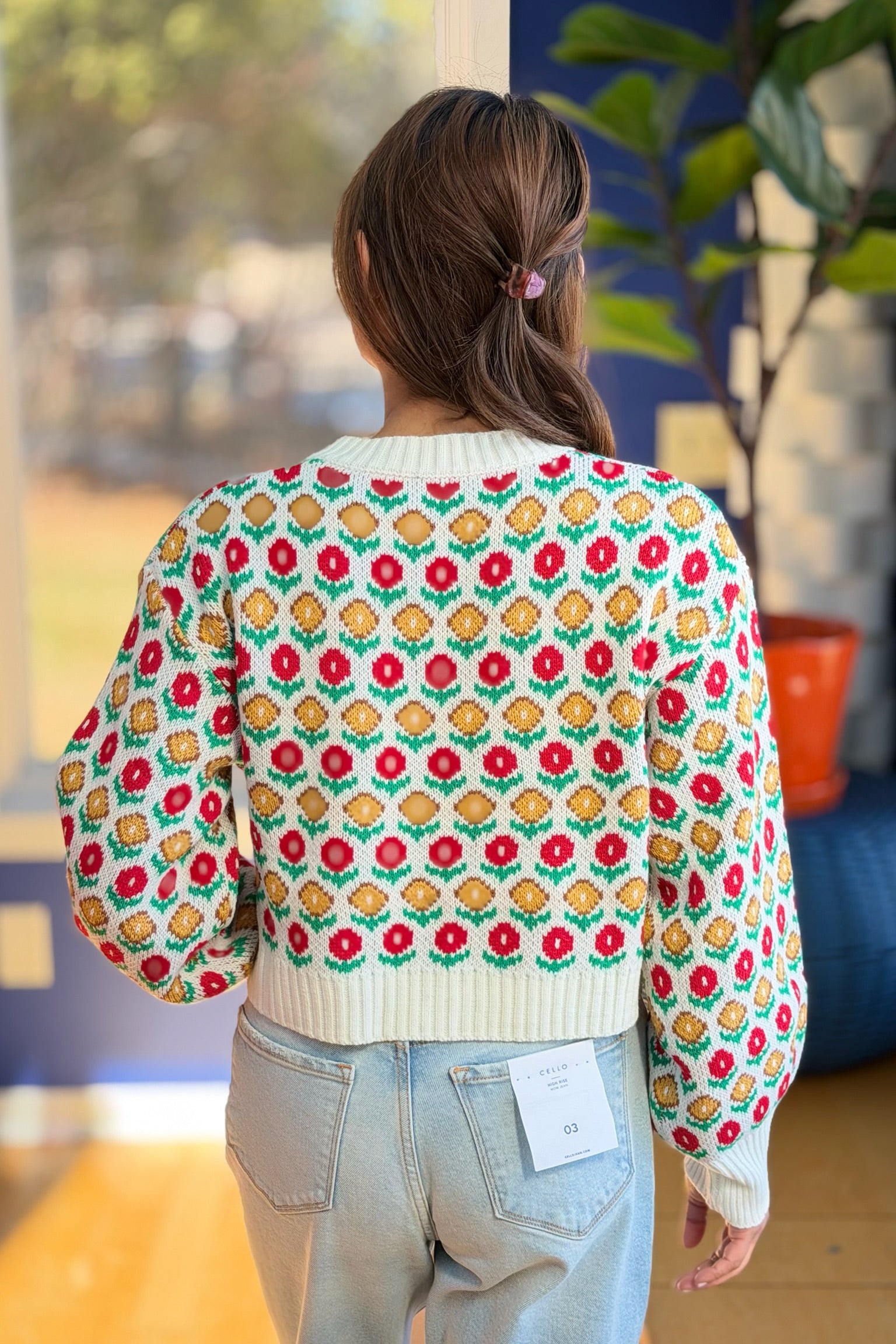 Multi-Colored Floral Summer Cardigan