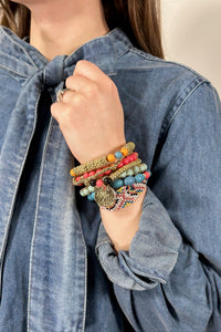 7- Strand Stack Bracelet Set - Multi
