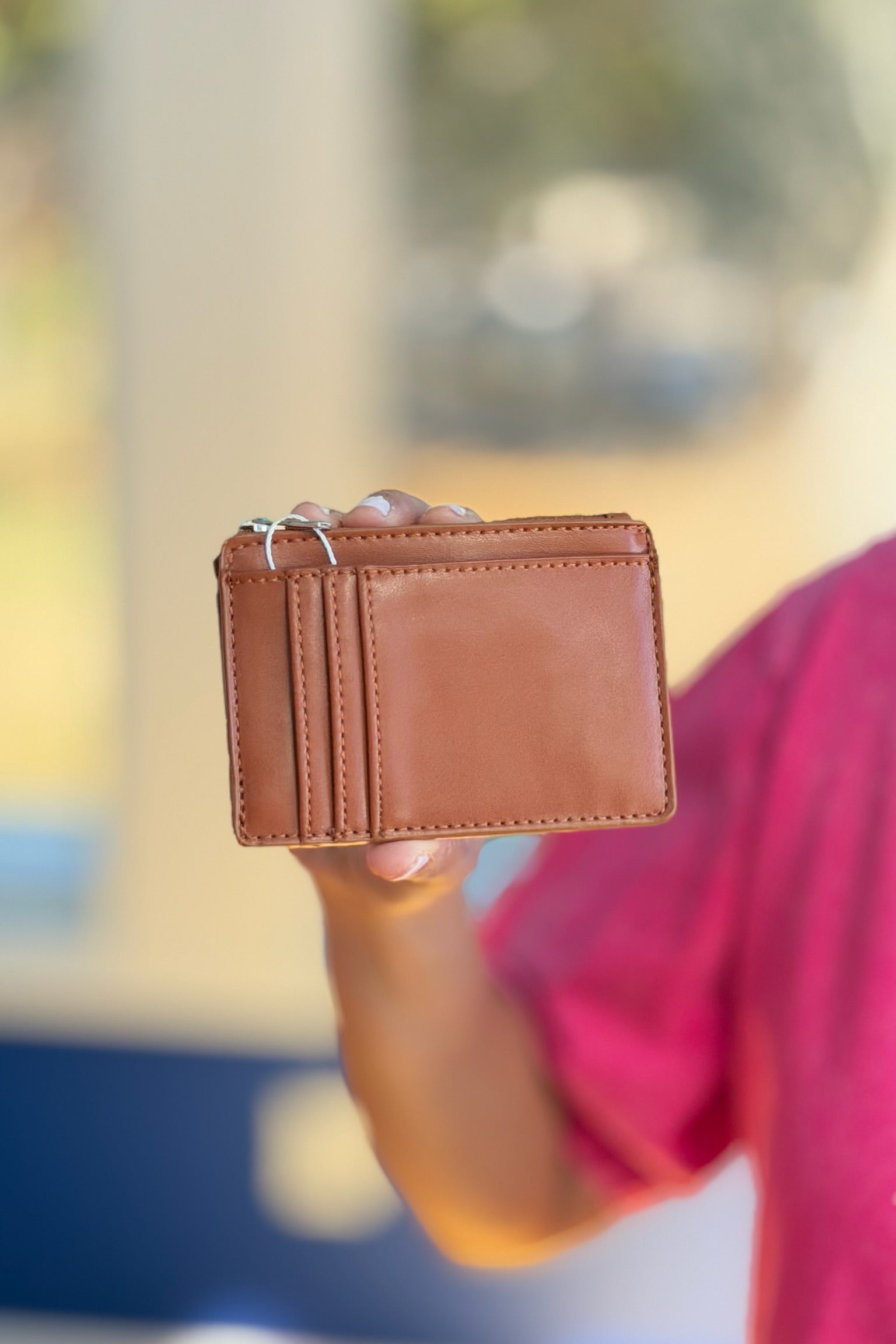 Keychain Wallet - Camel