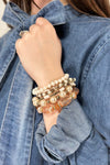 6 Layer Bead Boho Bracelet - Nepal